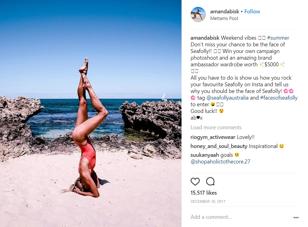 fitness girl instagram : amanda bisk 