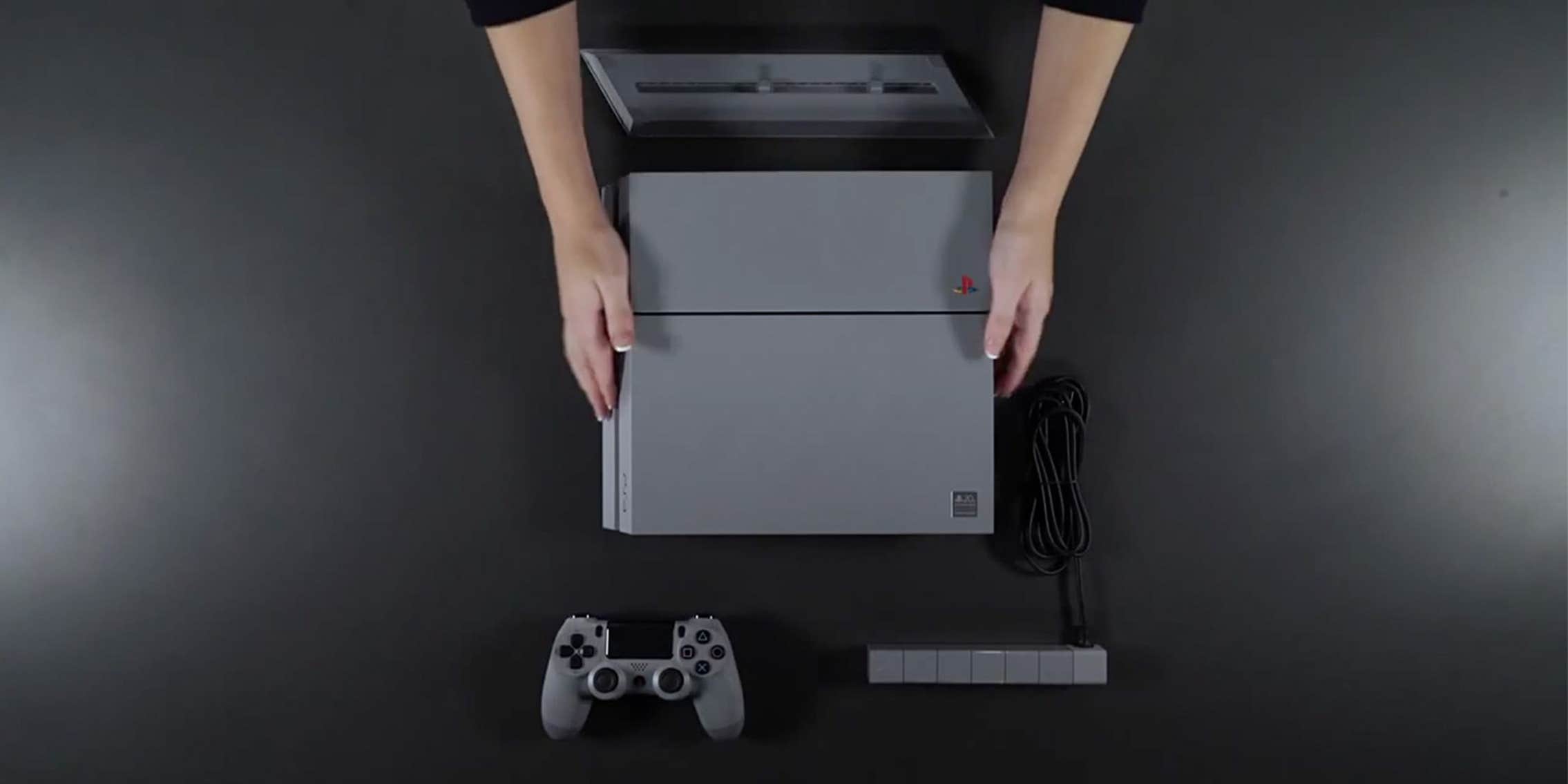 Sony selling limited-edition version of PlayStation 4 in PS1 colors