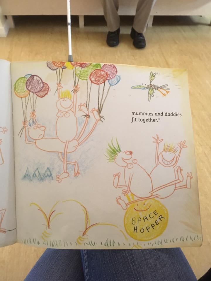 A page from the children's sex education book