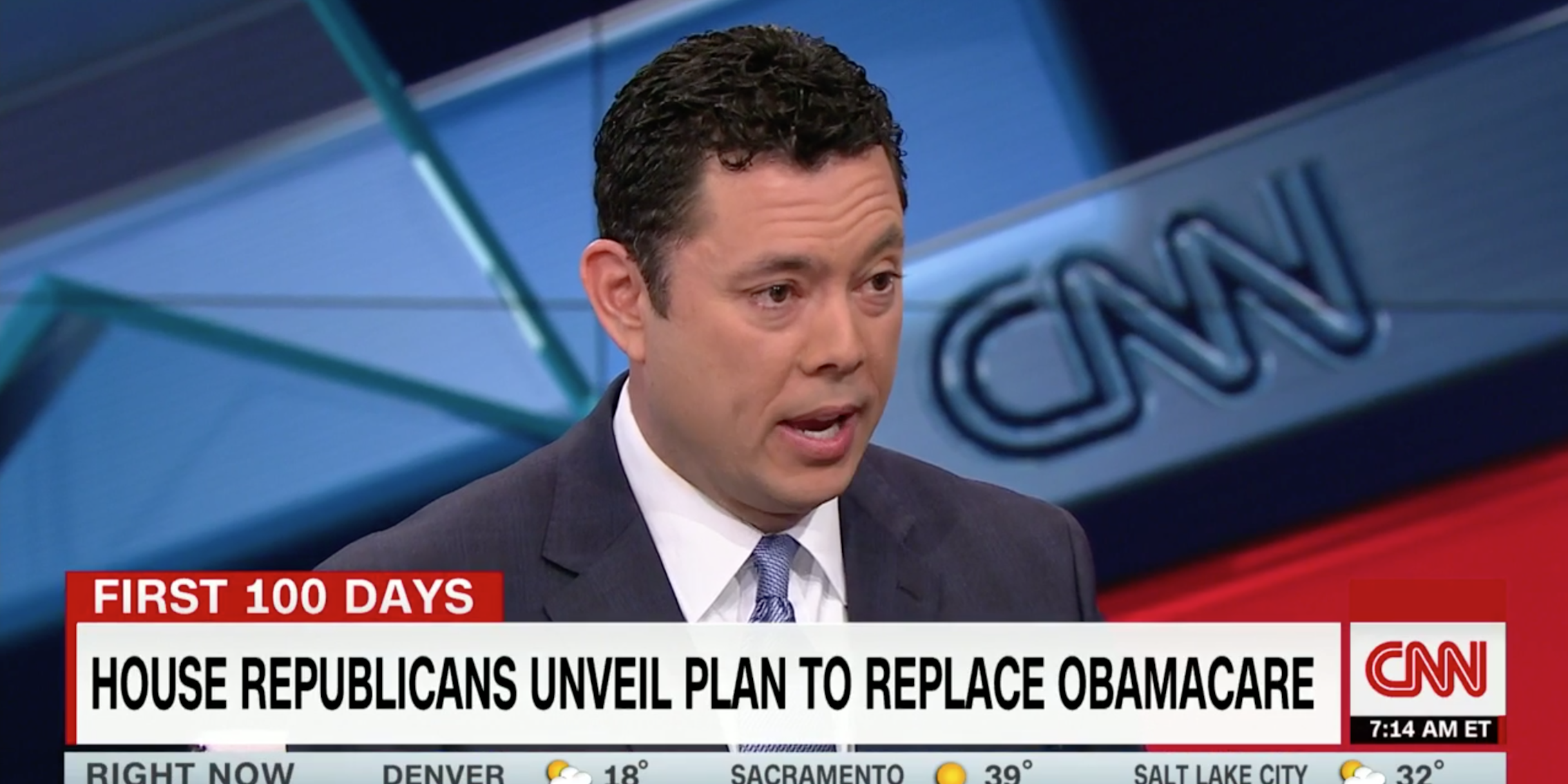 Jason Chaffetz on CNN discussing Obamacare replacement