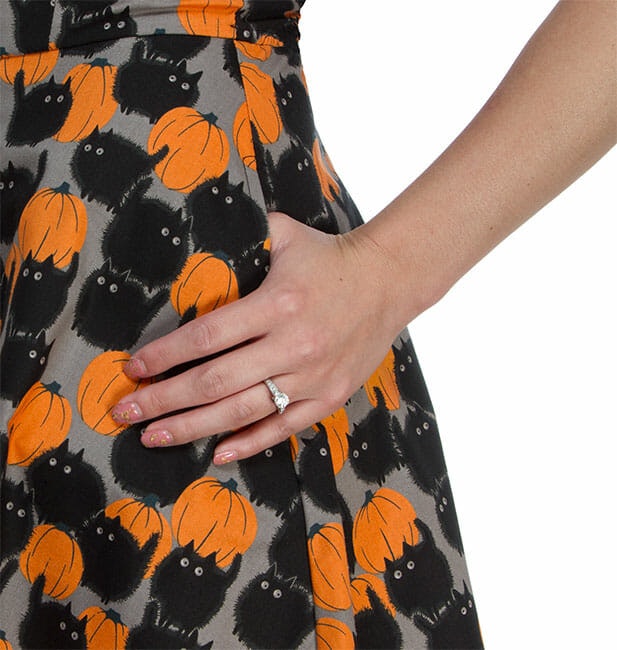 Incorporate Halloween into your everyday style with this adorable dress