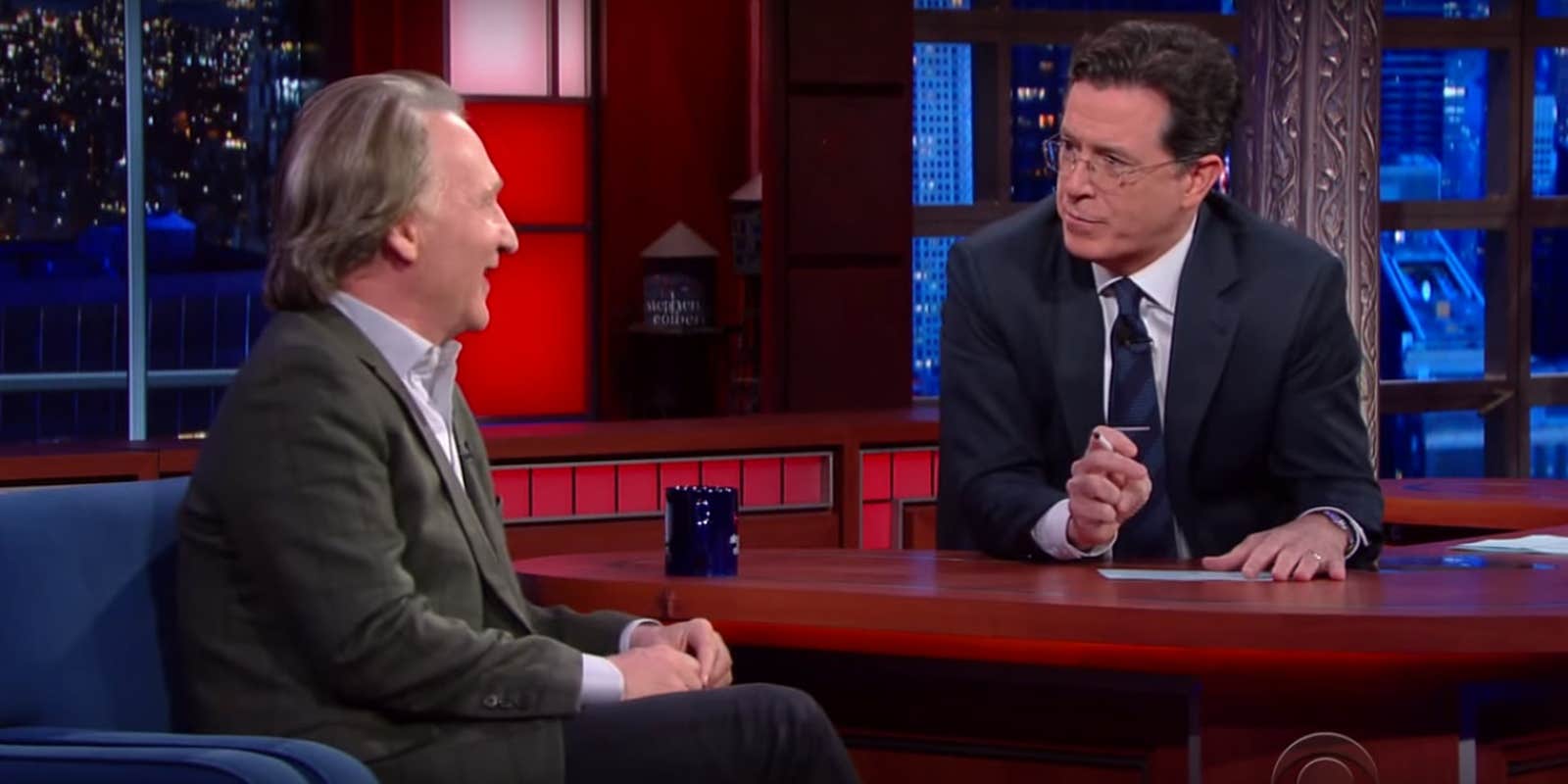 Stephen Colbert tries and fails to convert Bill Maher back to Catholicism