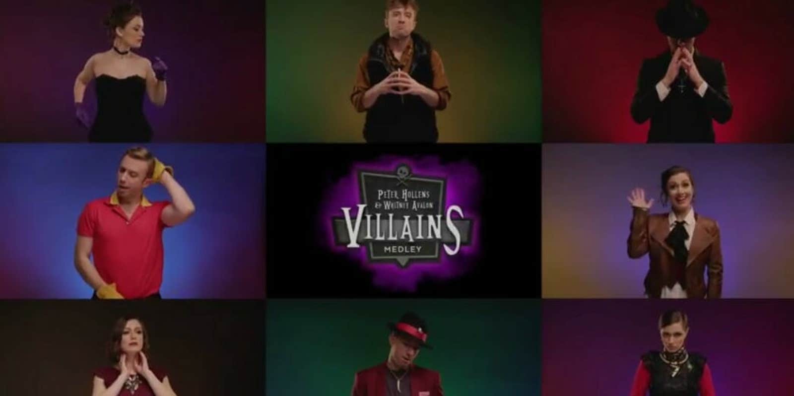 Youtubers Peter Hollens Whitney Avalon Sing Disney Villain Songs In An Youtubers Peter Hollens Whitney Avalon Sing Disney Villain Songs In An