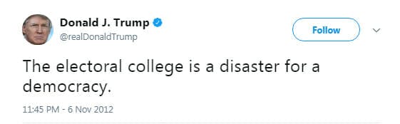 Donald Trump old tweet