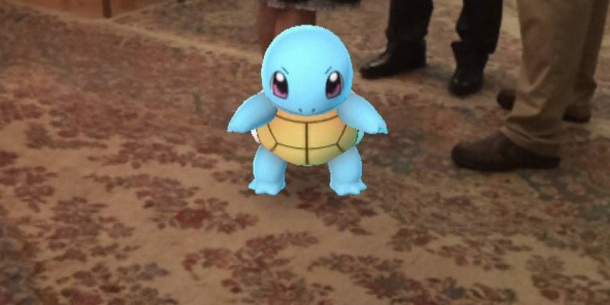 pokemon go squirtle at funeral