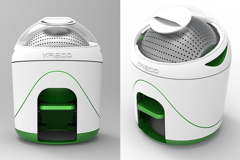 Beroep aangrenzend Toevoeging The Drumi washing machine is tiny, adorable, and electricity-free