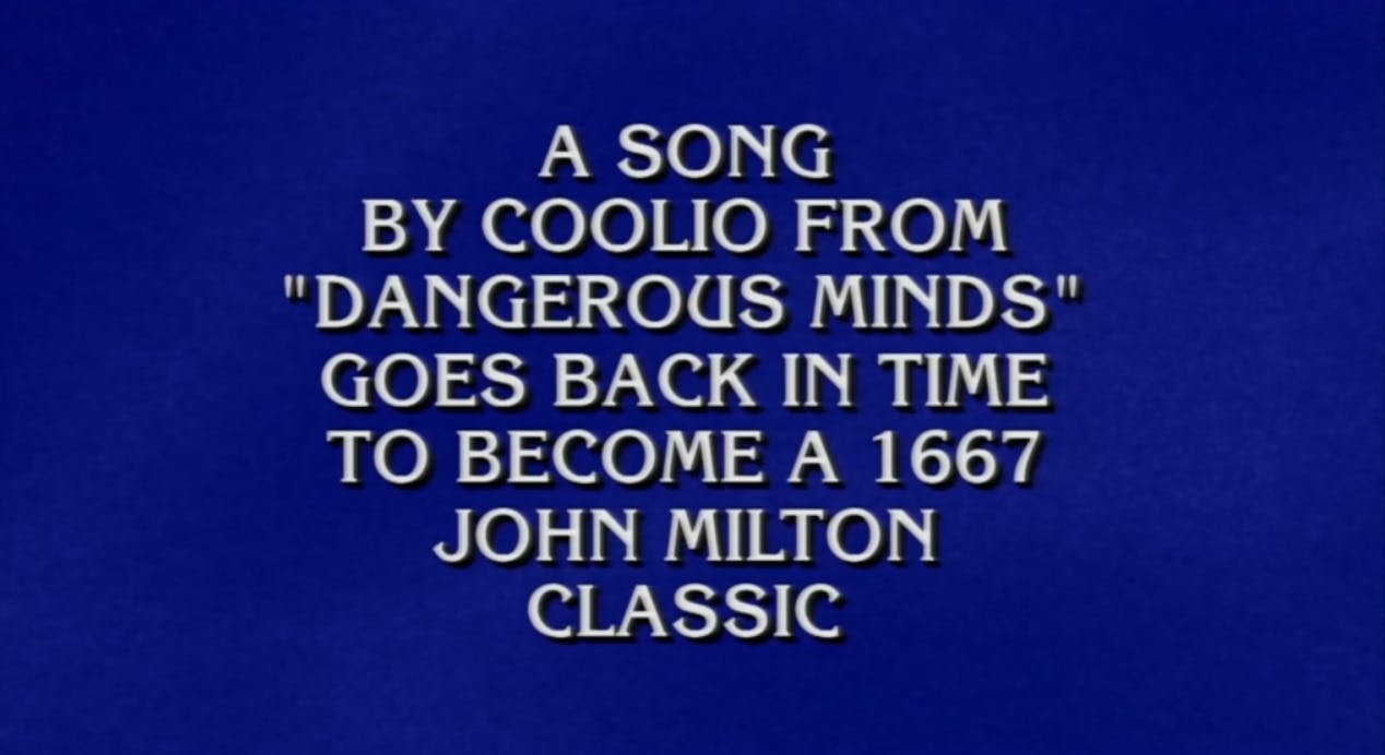 jeopardy coolio clue