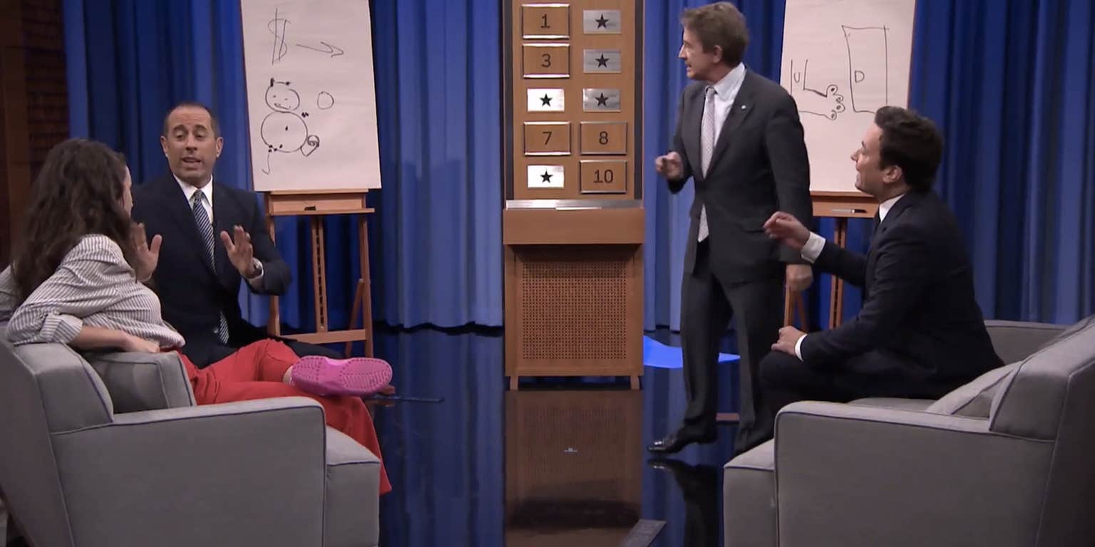 Miranda Sings and Jerry Seinfeld are the worst Pictionary team ever