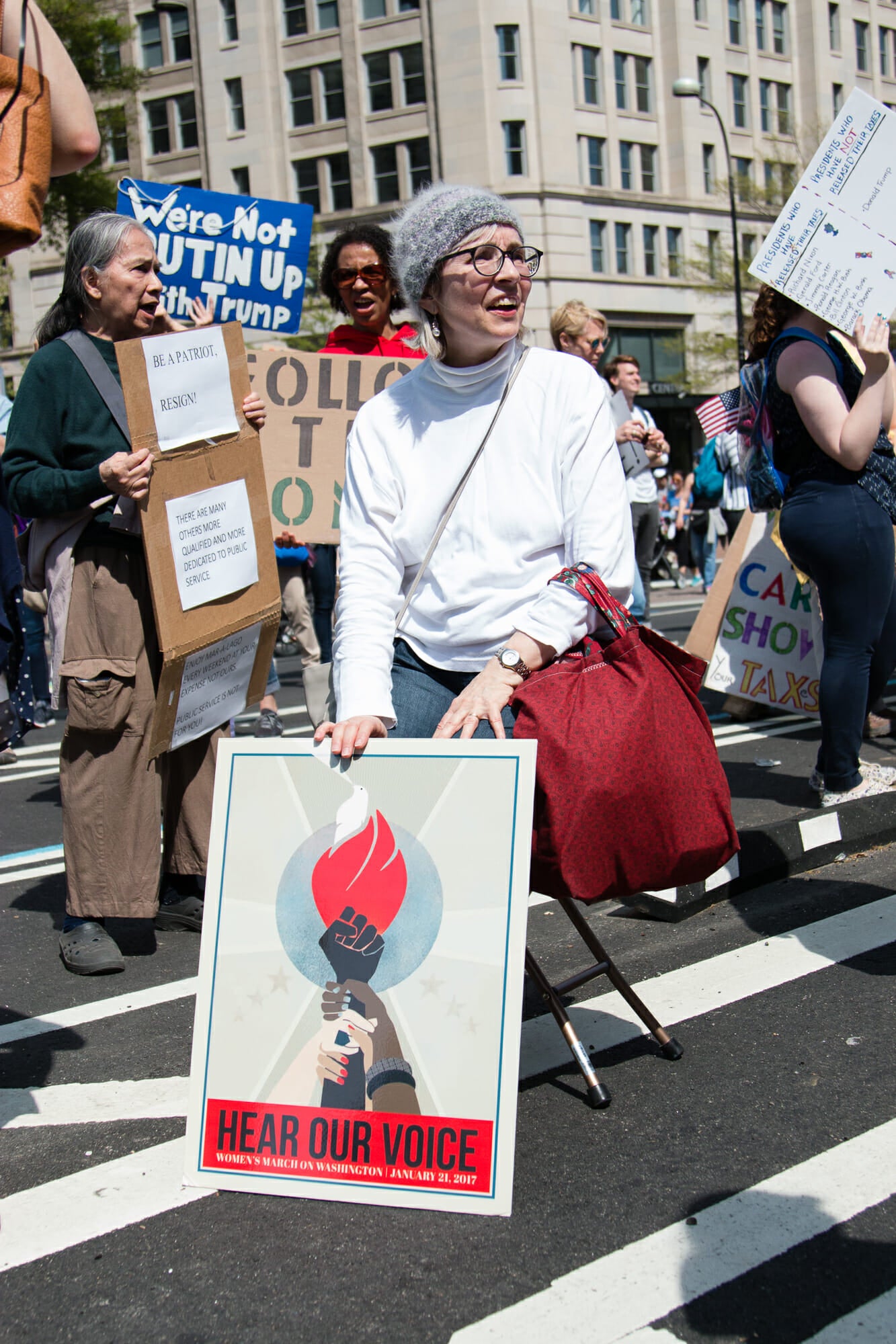 Tax Day protest against Trump