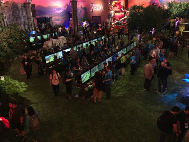 Nintendo turned its E3 2016 booth into an homage to The Legend of Zelda: Breath of the Wild