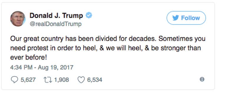 trump heal