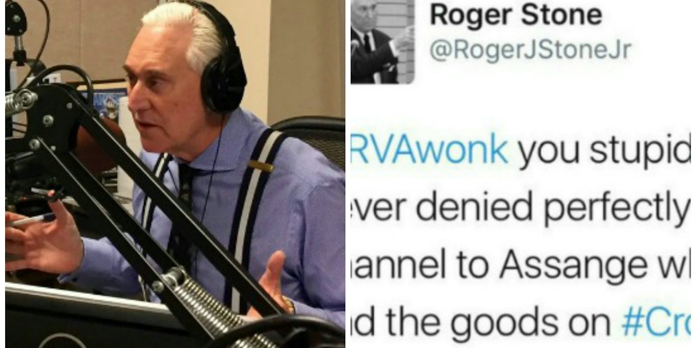 Roger Stone Twitter rant Russia