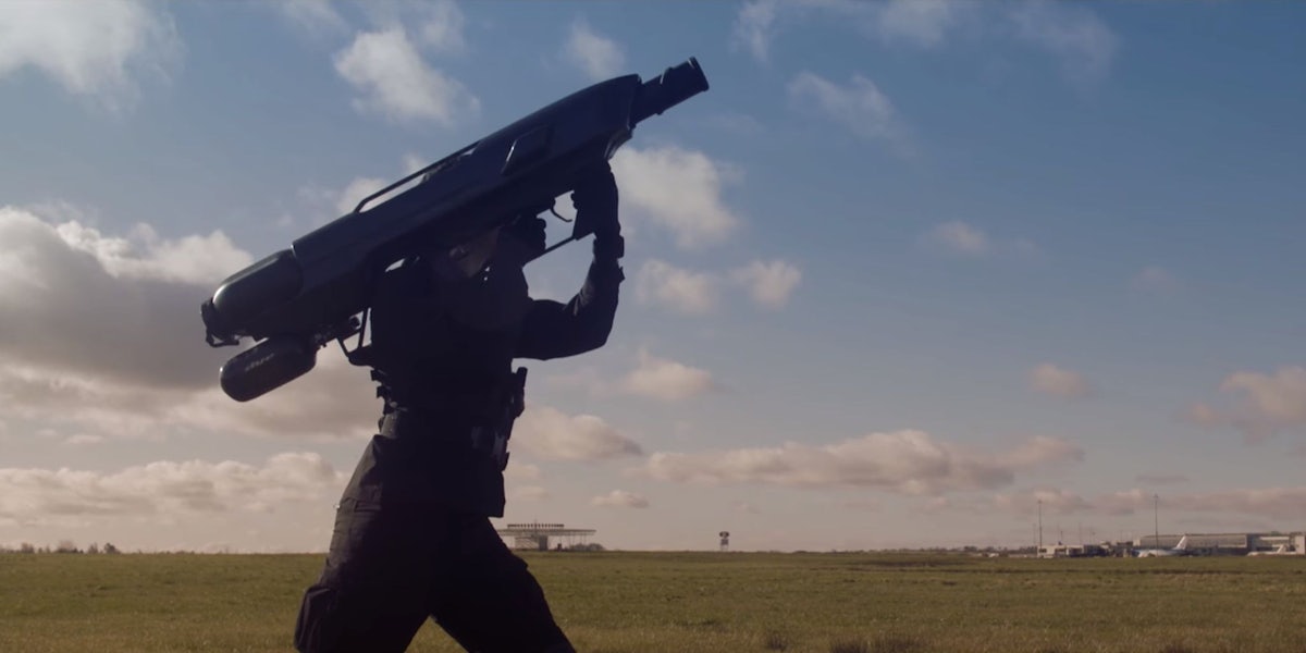 This net-firing bazooka might be your best defense against spying drones