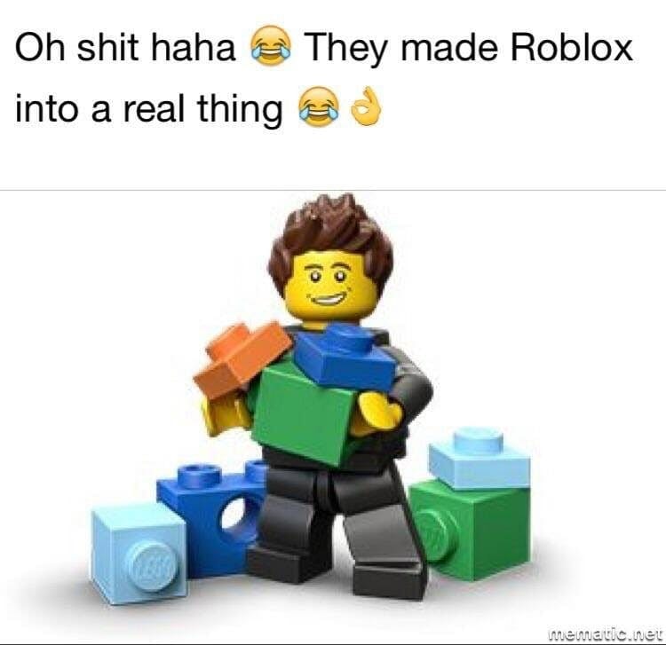 roblox turn into legos meme