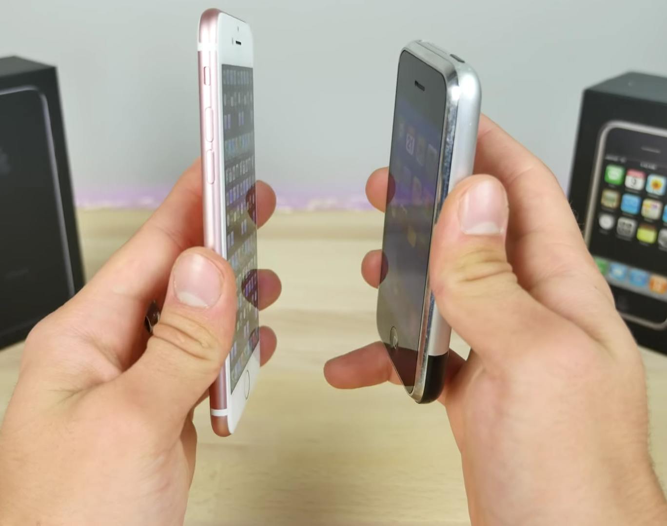 apple comparison iphone 7 vs iPhone 2G