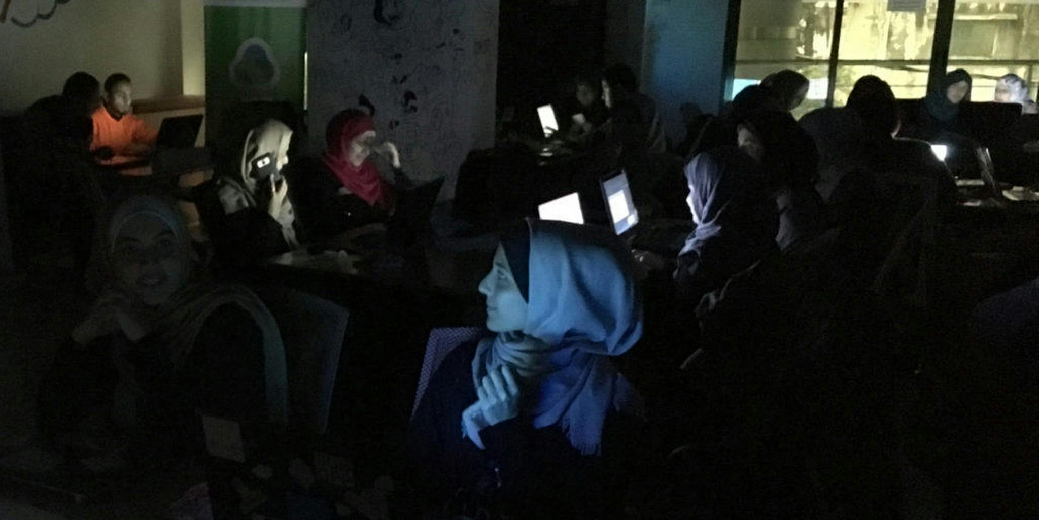 Entrepreneurs at Gaza Sky Geeks keep coding even when the power goes out.