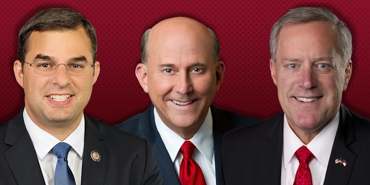 House Freedom Caucus: Justin Amash, Louis Gohmert, and Mark Meadows