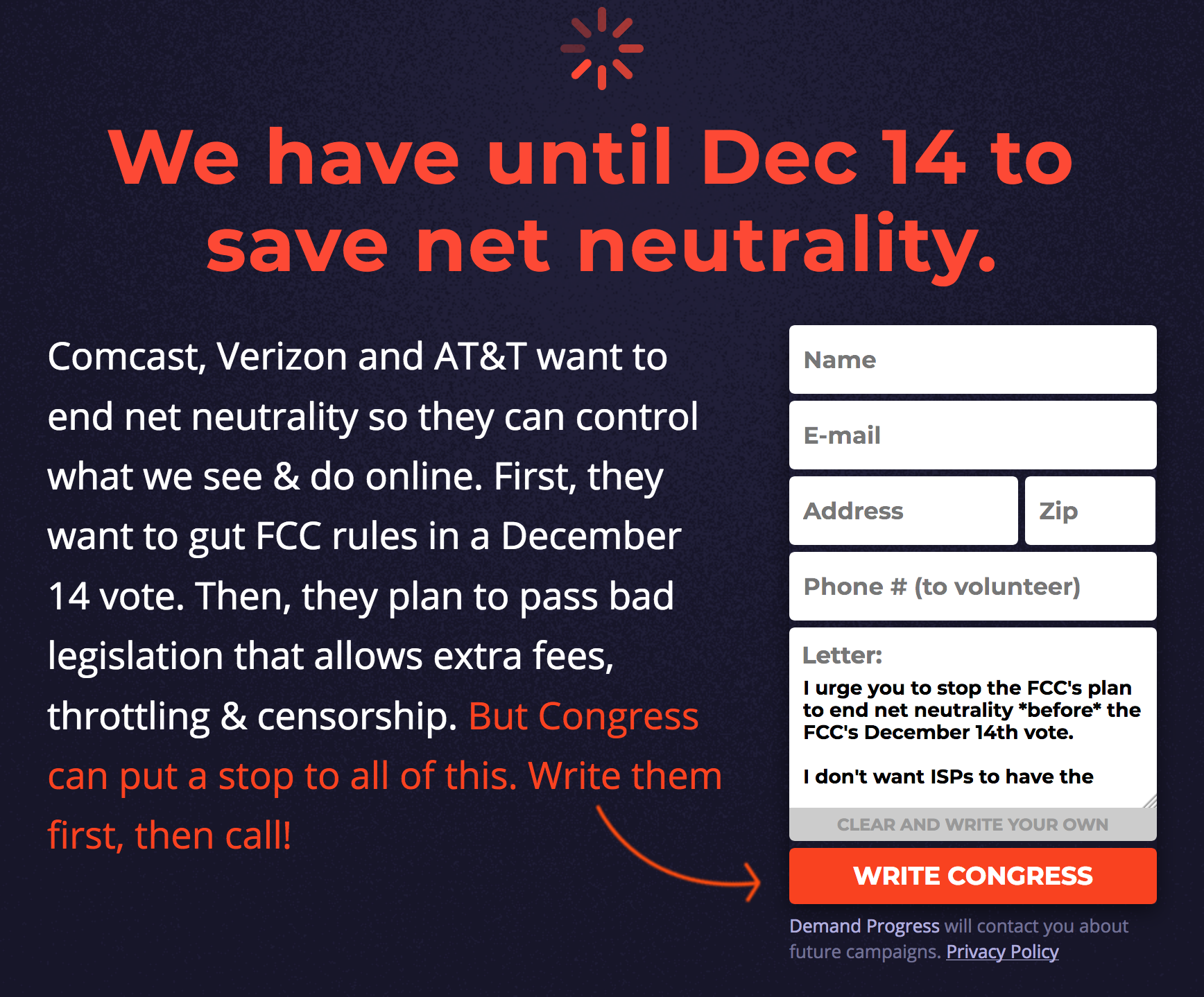 net neutrality protests