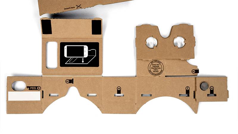 Google cardboard чертеж для печати a4