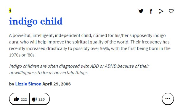 Definition of Indigo Child