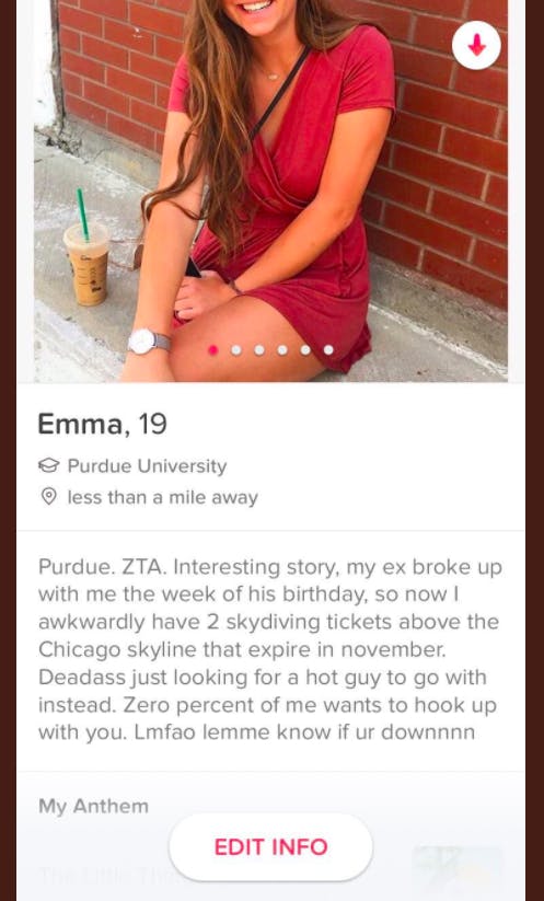 Emma Vowell Viral Tinder Skydiving Tickets