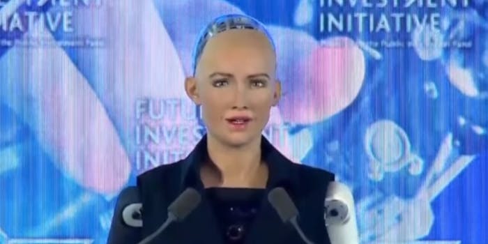 sophia robot saudi arabia citizen