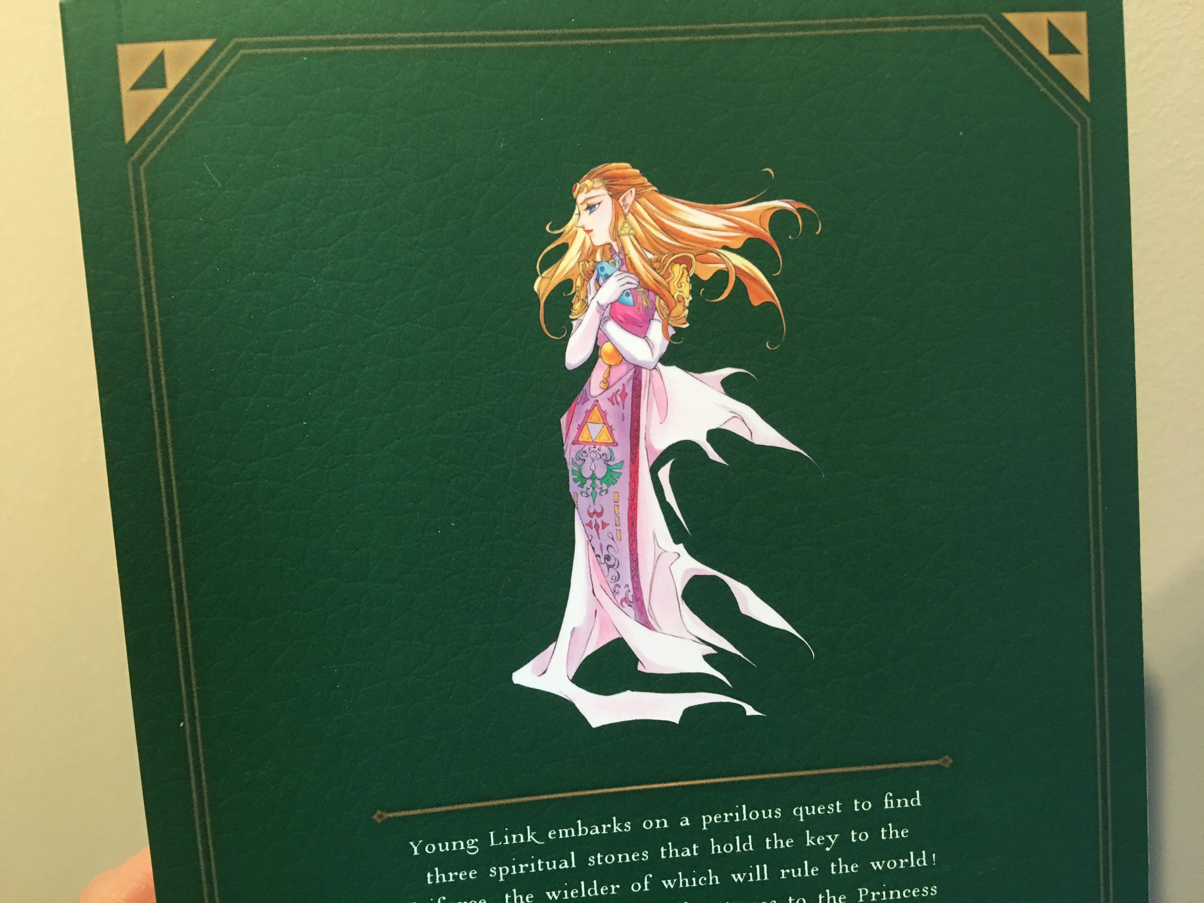 This lovely image of Zelda graces the back cover.