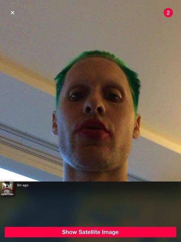 The Joker Lipstick Jared Leto 