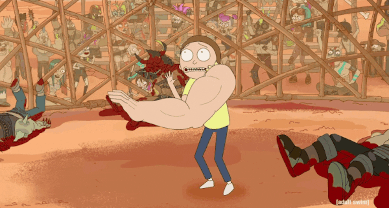 Rick and Morty blood dome