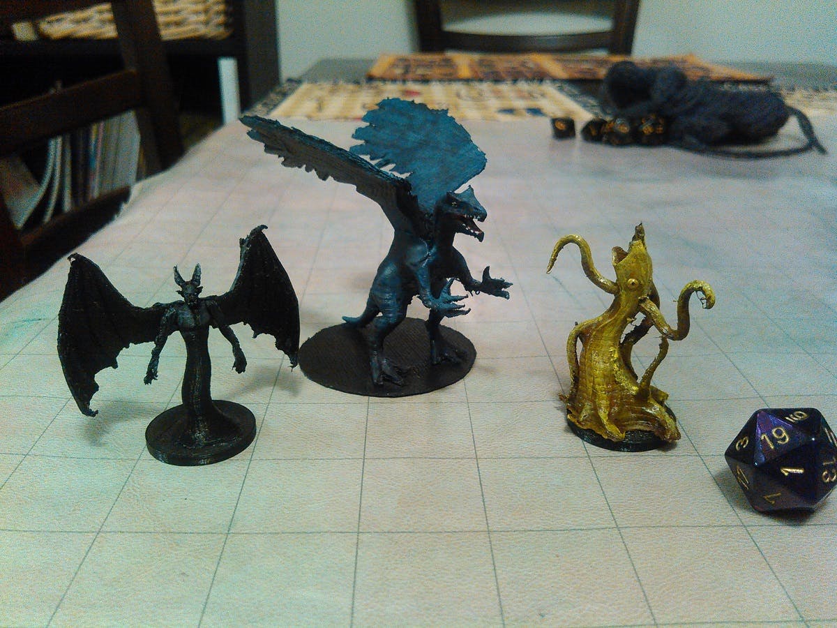 Iraq War vet builds massive 3D-printed collection of D&D monsters