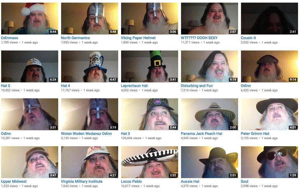eirinn o'kelly's many, many hat videos