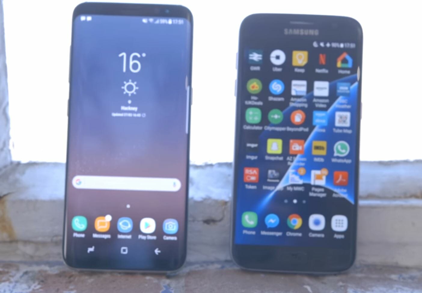 samsung galaxy s7 vs s8+