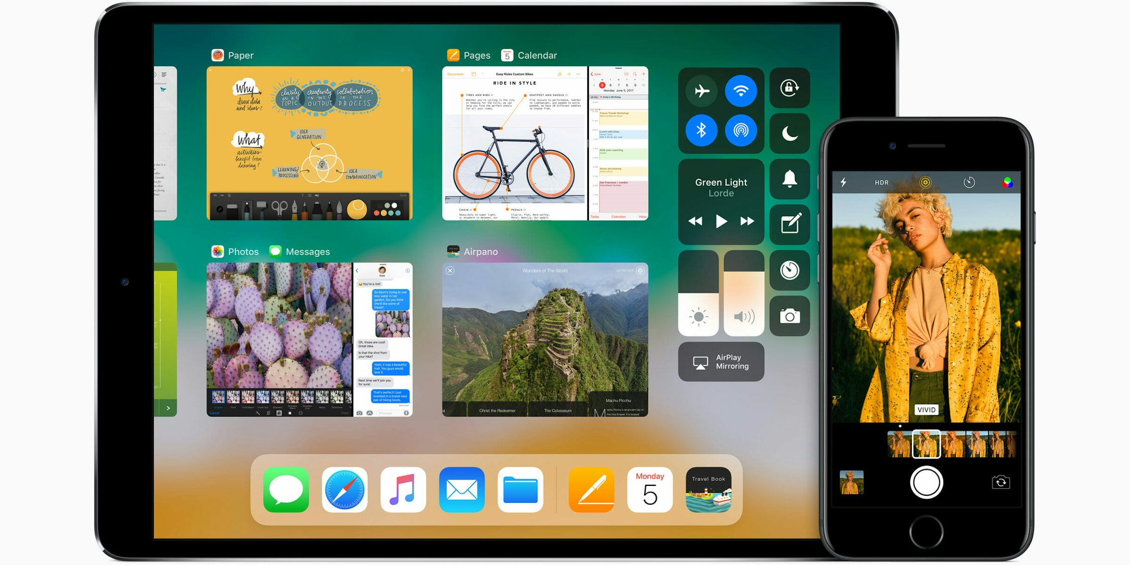iOS 11 on iPad and iPhone