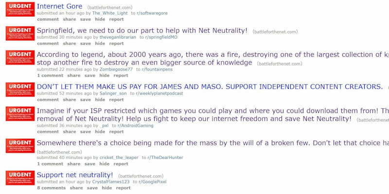 reddit net neutrality warning