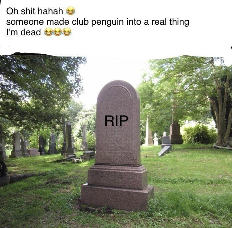 club penguin gravestone
