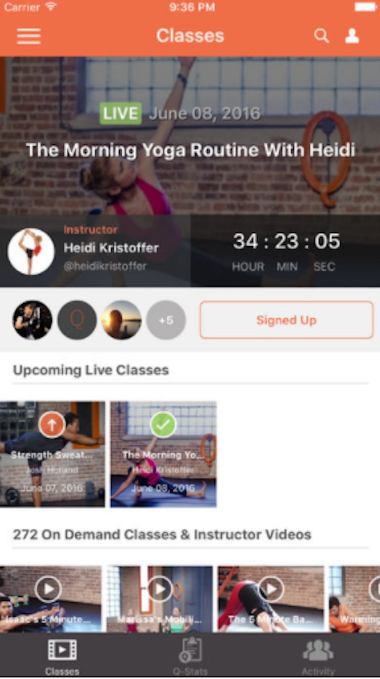 free workout apps : Qinetic