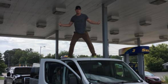 Channing Tatum Pulls Out 'Magic Mike XXL' Moves at Gas Station
