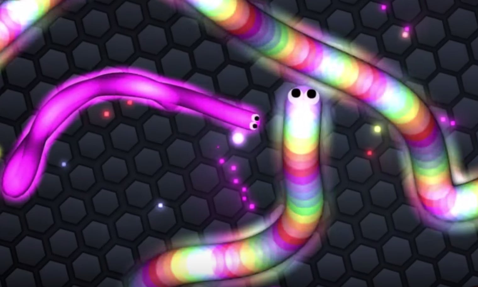 Using 2 HACKED SNAKES To WIN! (Slither.io) 