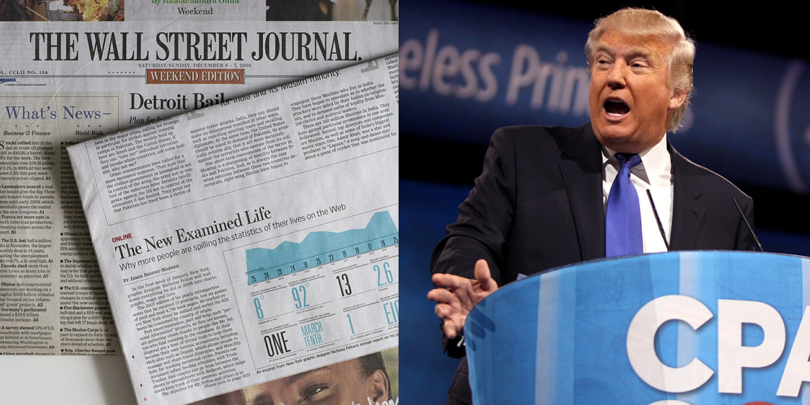 The Wall Street Journal and Donald Trump