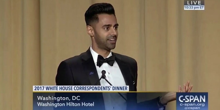 Hasan Minaj White House Correspondents Dinner Donald Trump roast