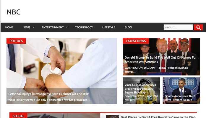 fake news site : nbc.com.co