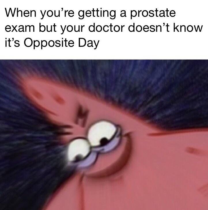 prostate exam evil patrick spongebob