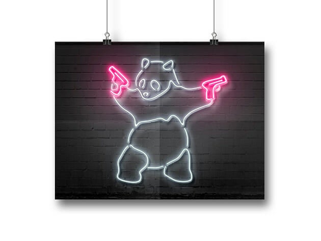 neon wall art