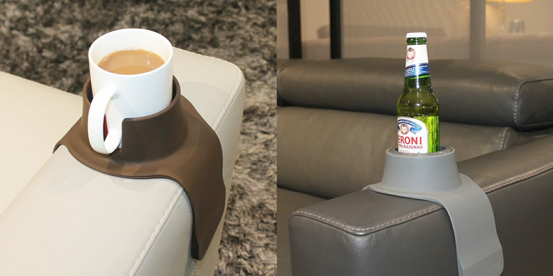 Never reach for the coffee table again thanks to the couch coaster