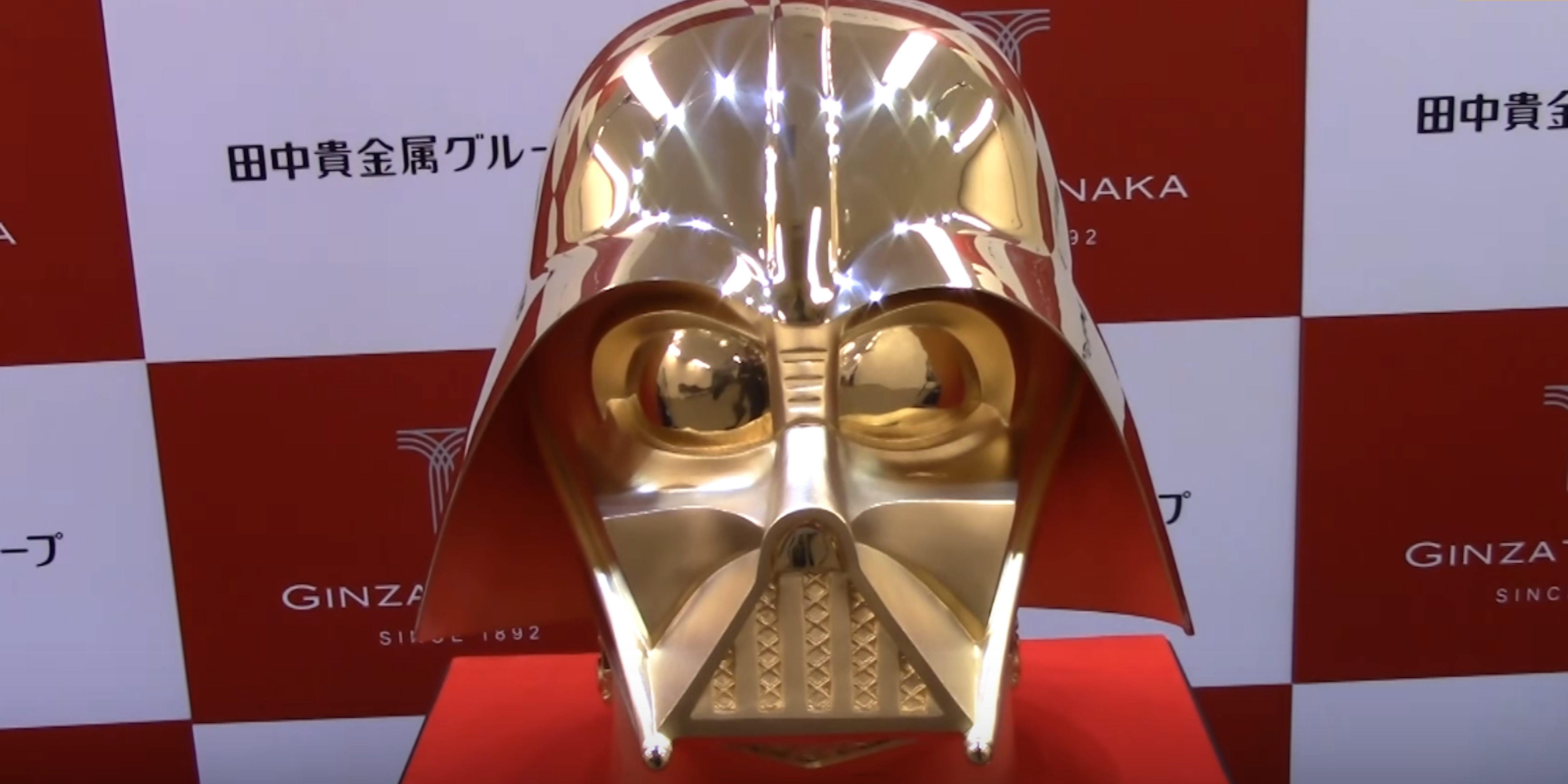 This Solid gold Darth Vader mask is selling for $1.4M