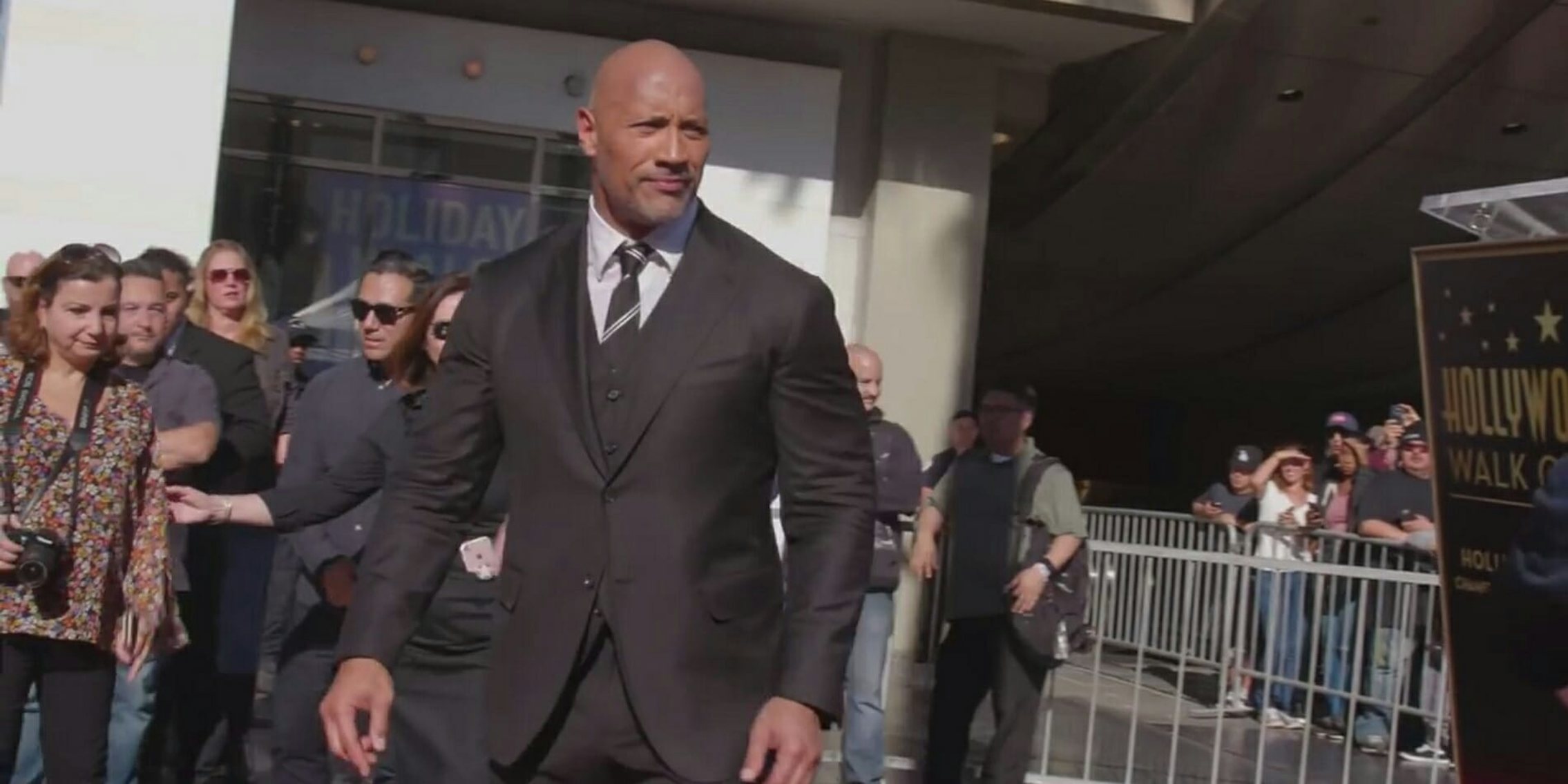 Dwayne Johnson is joining several other men in protesting sexual harassment at the Golden Globes by wearing black.