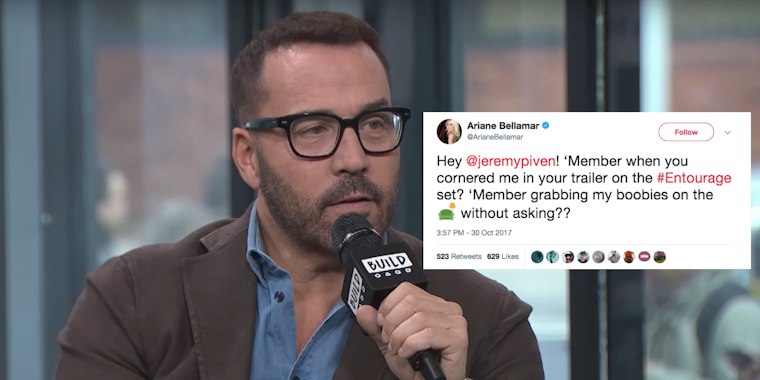 Reality actress Ariane Bellamar accused Piven yesterday on Twitter.