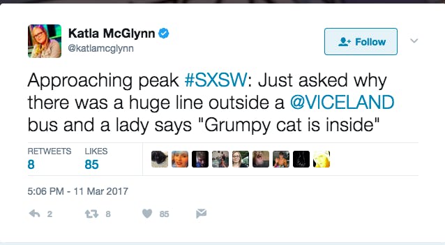 grumpy cat sxsw