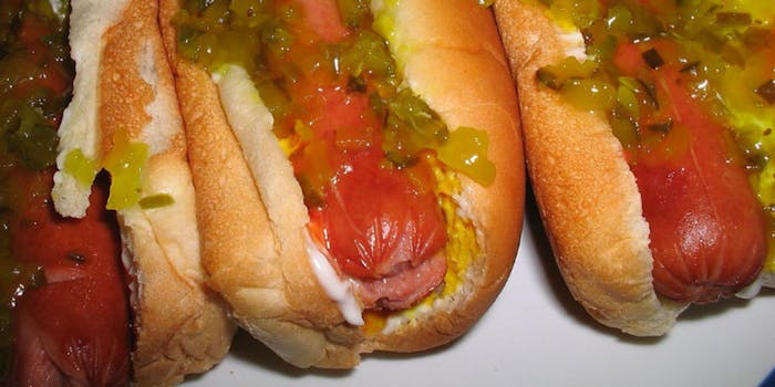 is a hot dog a sandwich