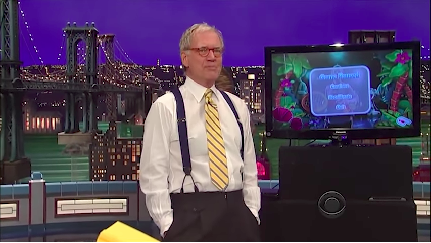 brian collins boom goes the dynamite : david letterman